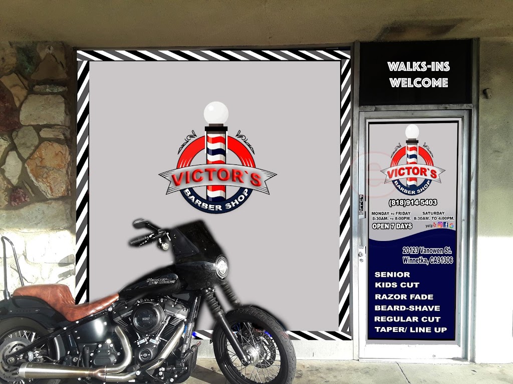 Victorss Barber Shop | 20123 Vanowen St, Winnetka, CA 91306, USA | Phone: (818) 914-5403