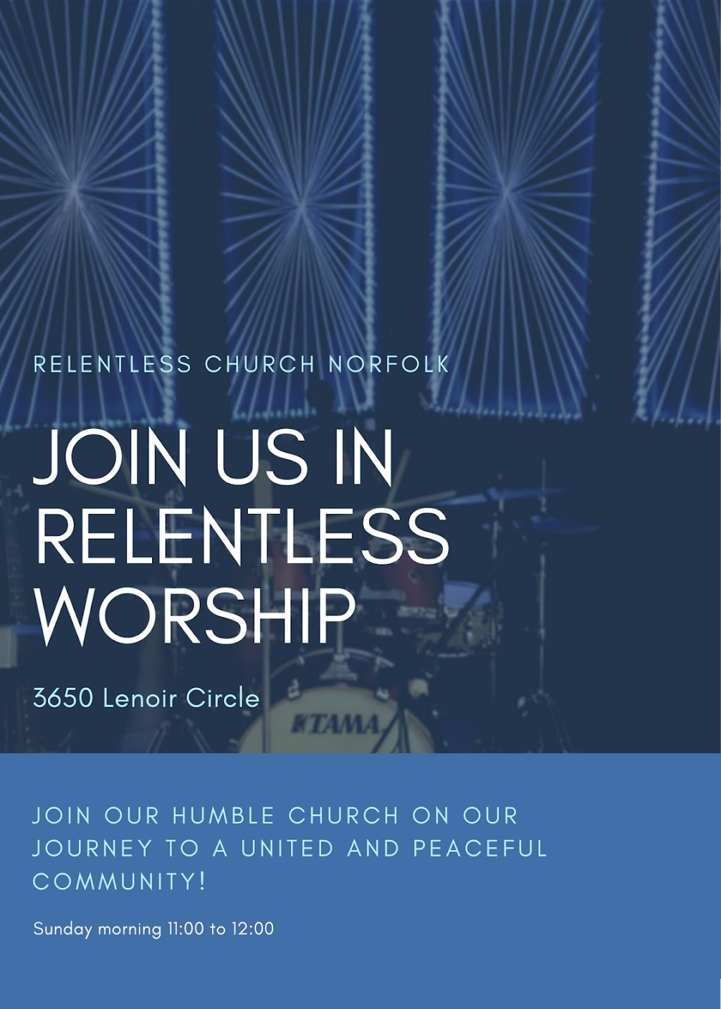 Relentless Church | 3650 Lenoir Cir, Norfolk, VA 23513, USA | Phone: (304) 549-4972