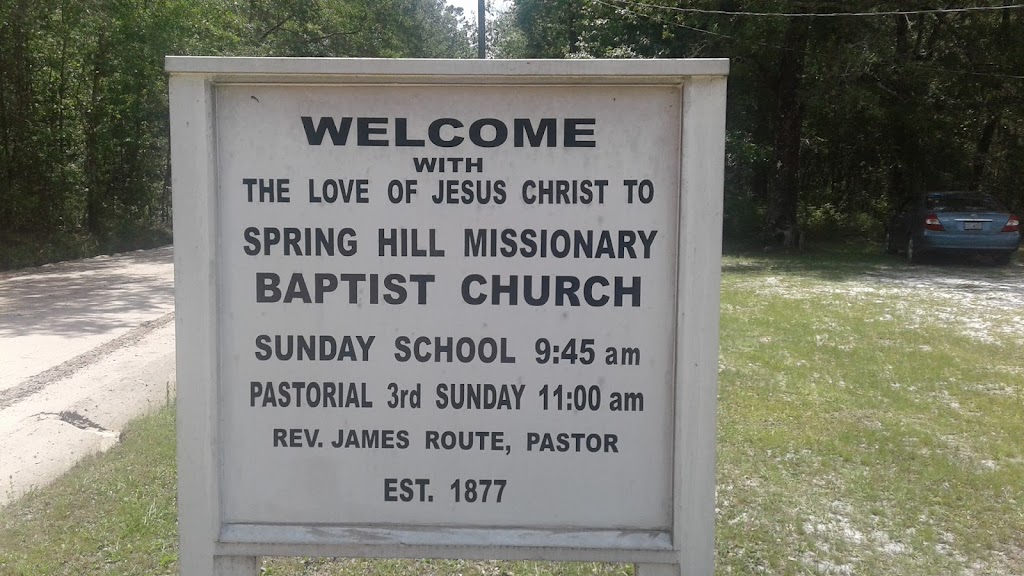 Springhill Missionary Baptist Church | 3965 Springhill Rd S, Kingsland, GA 31548, USA | Phone: (912) 673-7829