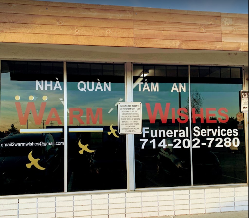 Warm Wishes Funeral Services | 12305 Westminster Ave, Santa Ana, CA 92703, USA | Phone: (714) 202-7280