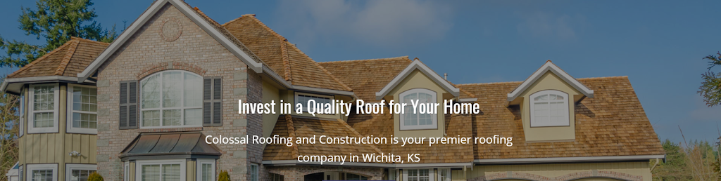 Colossal Roofing | 3963 N Woodlawn Ct #2, Bel Aire, KS 67220, USA | Phone: (316) 806-7663