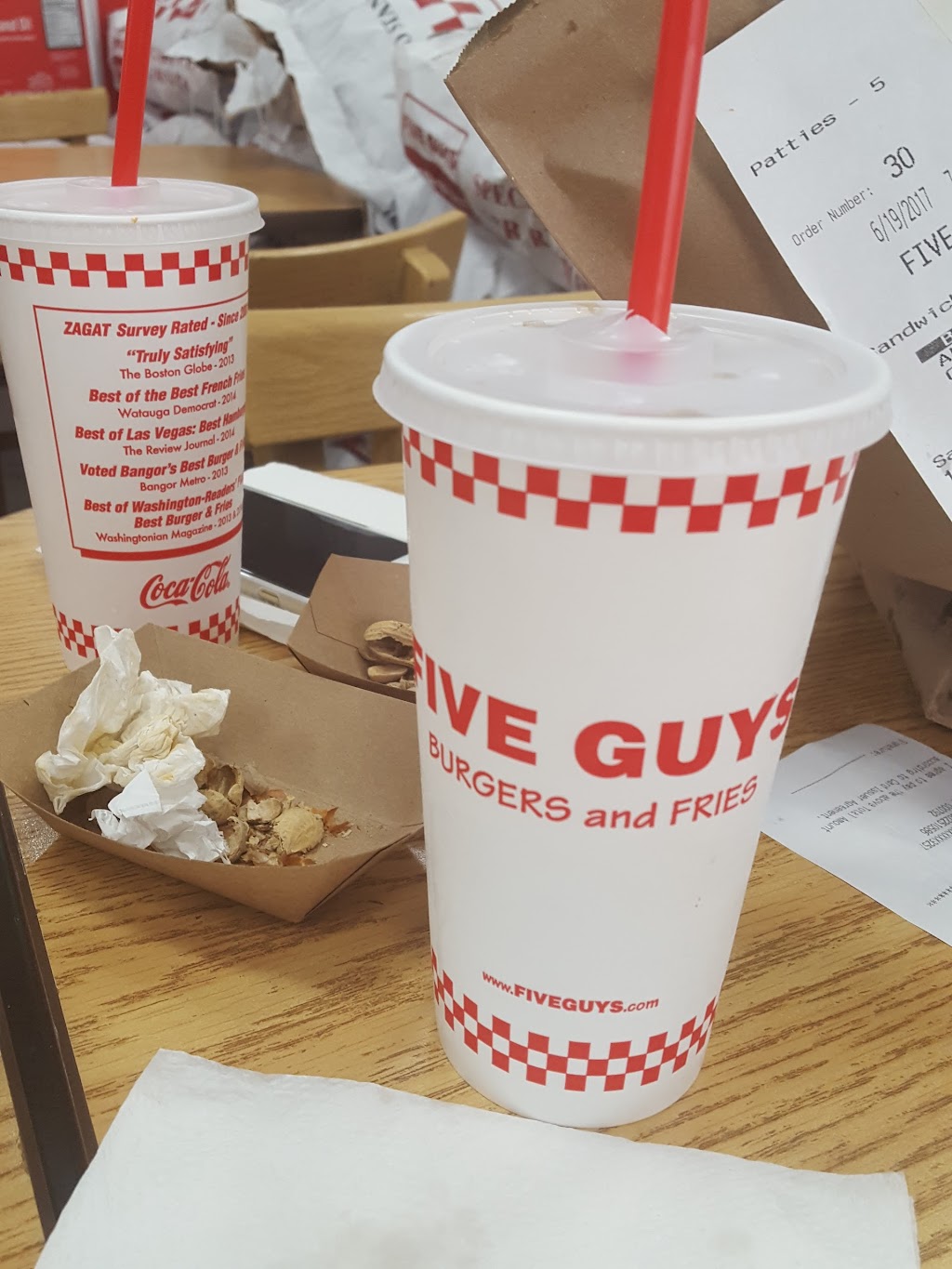 Five Guys | 311 Sam Ridley Pkwy W Unit 313, Smyrna, TN 37167, USA | Phone: (615) 459-3220