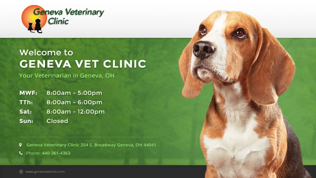 Geneva Veterinary Clinic | 254 S Broadway, Geneva, OH 44041, USA | Phone: (440) 361-4363