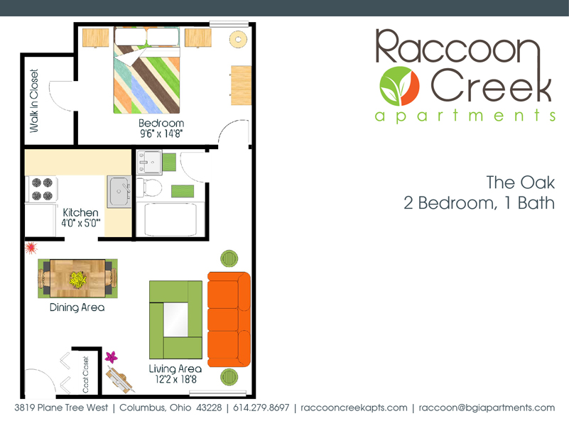 Raccoon Creek Apartments | 3819 Plane Tree Dr W, Columbus, OH 43228, USA | Phone: (614) 279-8697