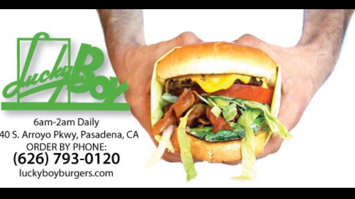 Lucky Boy | 640 S Arroyo Pkwy, Pasadena, CA 91105, USA | Phone: (626) 793-0120