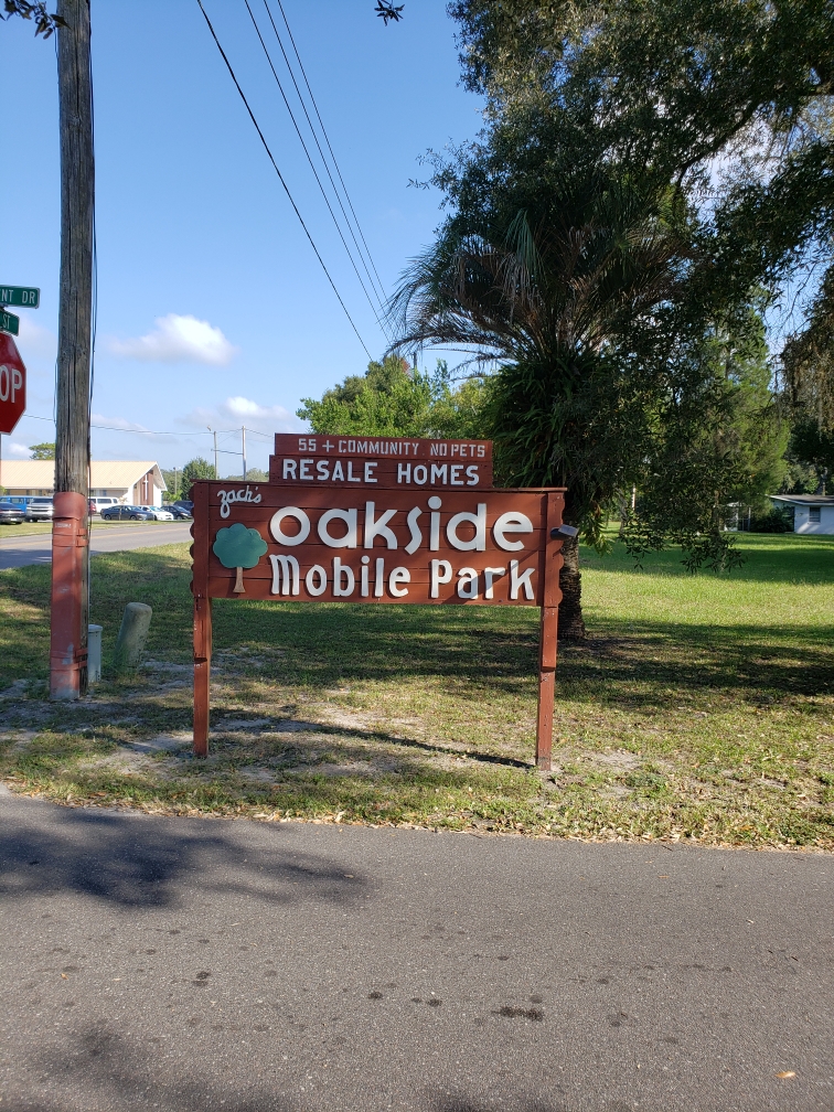 Zacks Oak Side Mobile Park | 38539 Crescent Ave, Zephyrhills, FL 33542, USA | Phone: (813) 782-2018
