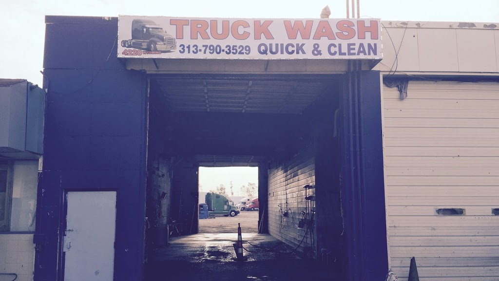 Quick & clean truck wash | 4220 Wyoming Ave, Dearborn, MI 48124, USA | Phone: (313) 790-3529