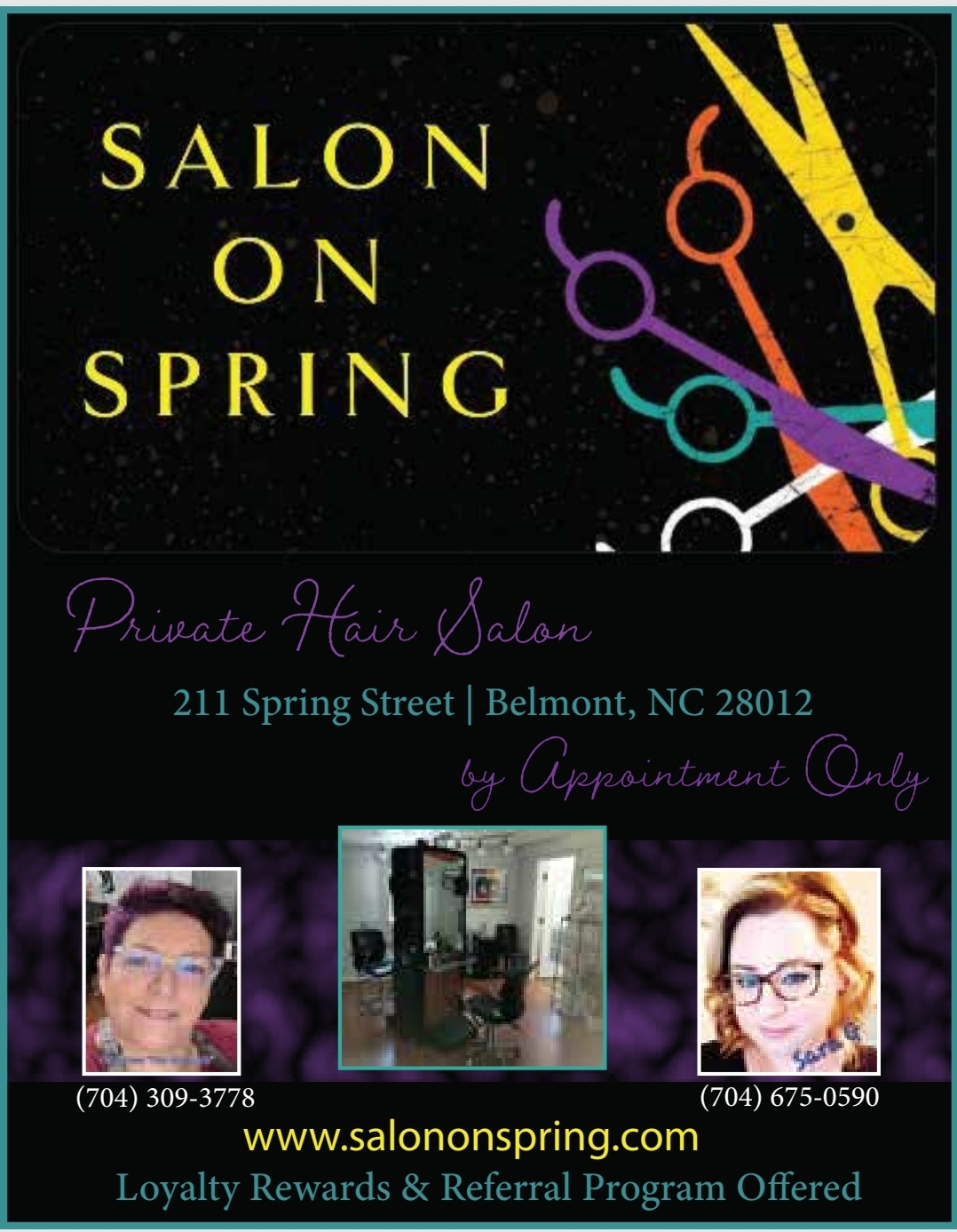 Salon on Spring | 211 Spring St, Belmont, NC 28012 | Phone: (704) 309-3778
