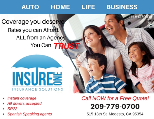 Insureone Insurance Solutions | 211 McHenry Ave, Modesto, CA 95354, USA | Phone: (209) 779-0700