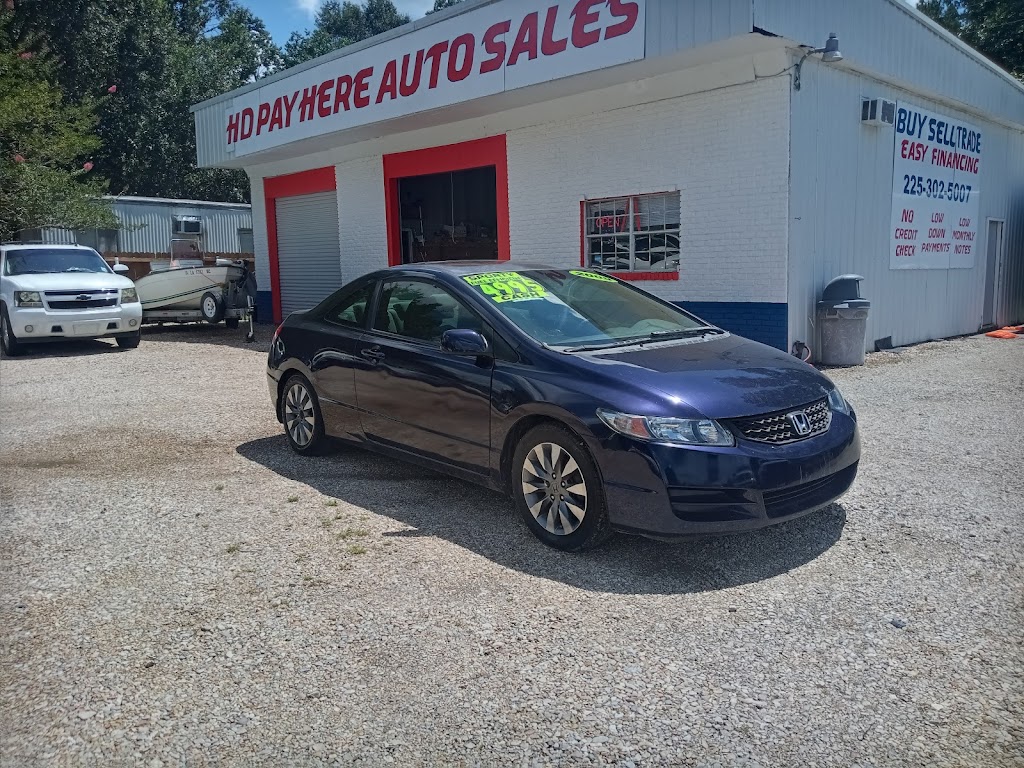 H D Pay Here Auto Sales, LLC | 9136 Cockerham Rd, Denham Springs, LA 70726, USA | Phone: (225) 523-7677