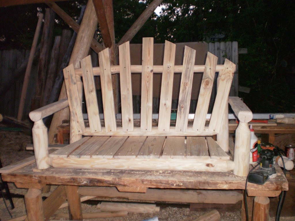 Backyard Log Furniture | 123 Mt Holly Rd, Mt Holly, NC 28120, USA | Phone: (704) 288-6179