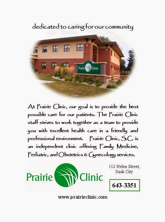 Prairie Clinic, S.C. | 112 Helen St, Sauk City, WI 53583, USA | Phone: (608) 643-3351