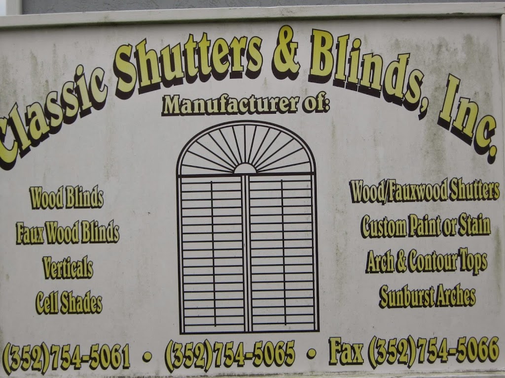 CLASSIC SHUTTERS & BLINDS LLC | 3333 Princeton Rd, Brooksville, FL 34604, USA | Phone: (352) 593-4181