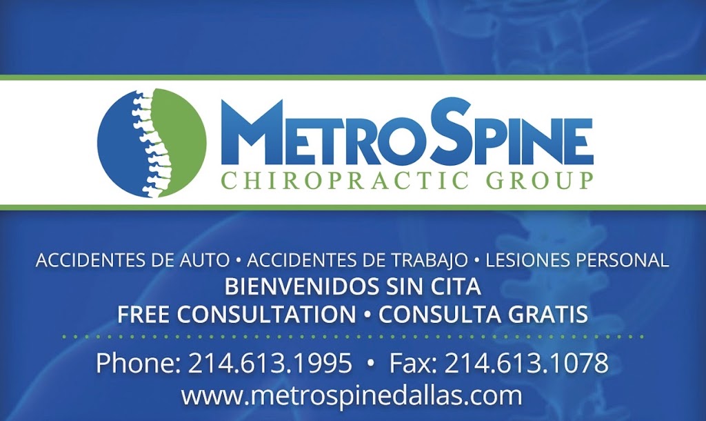 MetroSpine Accident Injury & Rehab | 2409 Alco Ave, Dallas, TX 75211 | Phone: (214) 613-1995