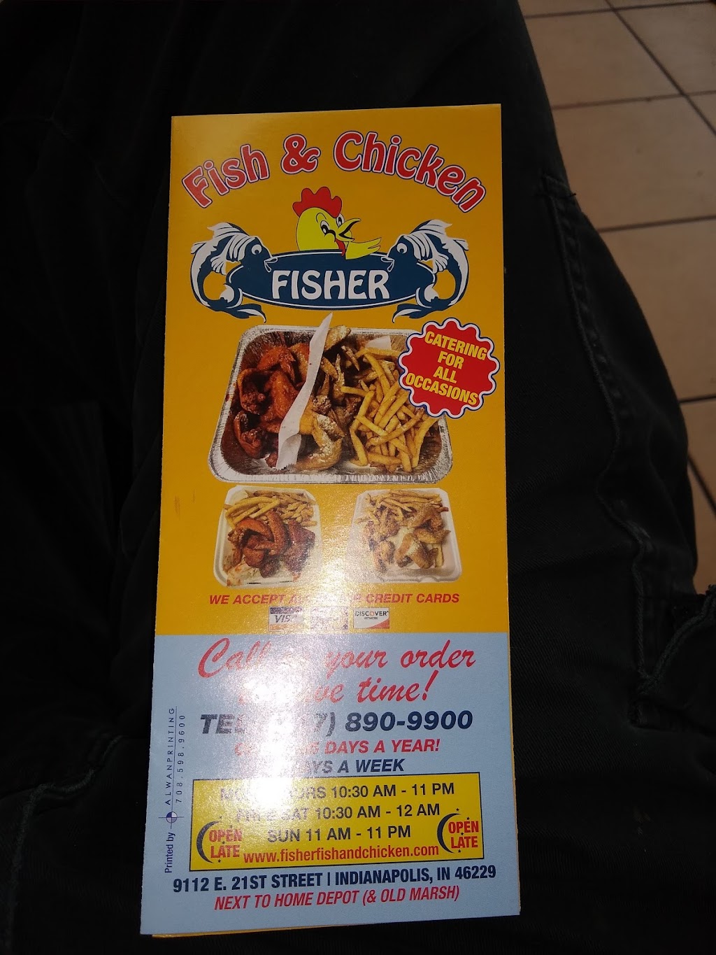 Fisher Fish & Chicken | 9112 East 21st St, Indianapolis, IN 46229, USA | Phone: (317) 890-9900