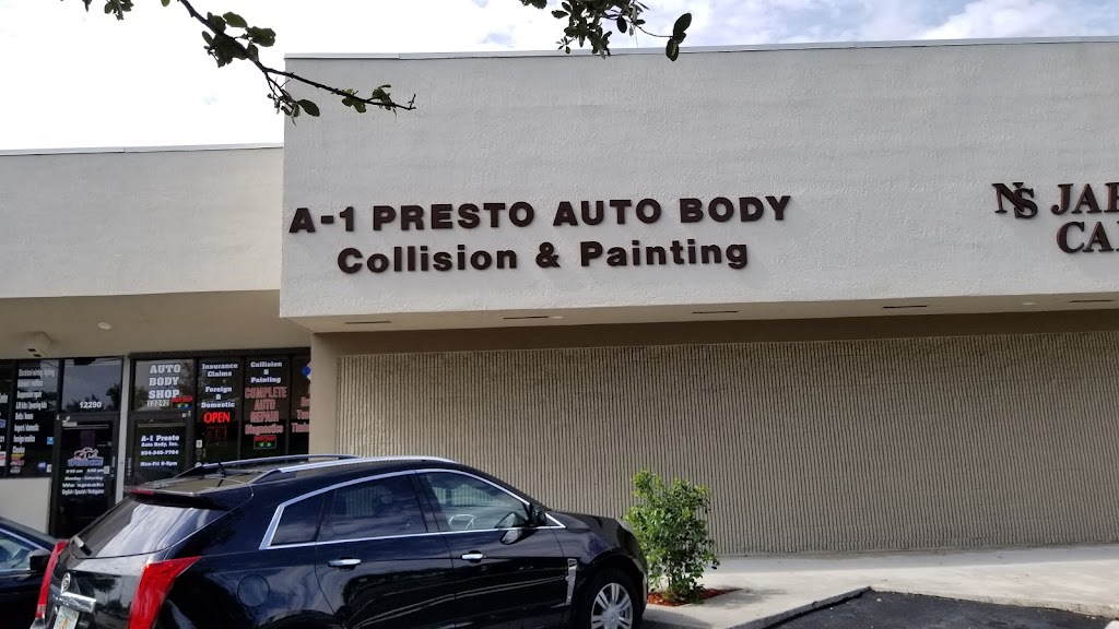 A-1 Presto Auto Body Inc | 12292 Wiles Rd, Coral Springs, FL 33076, USA | Phone: (954) 345-7784
