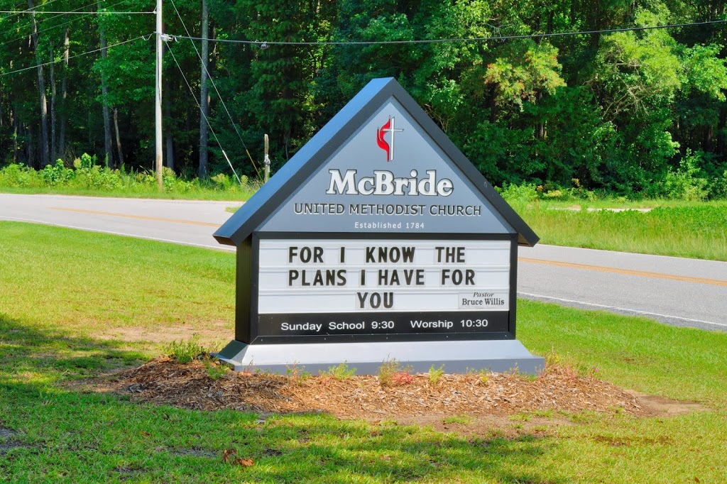 McBride United Methodist Church | 228 Old Swamp Rd, South Mills, NC 27976, USA | Phone: (252) 771-3176