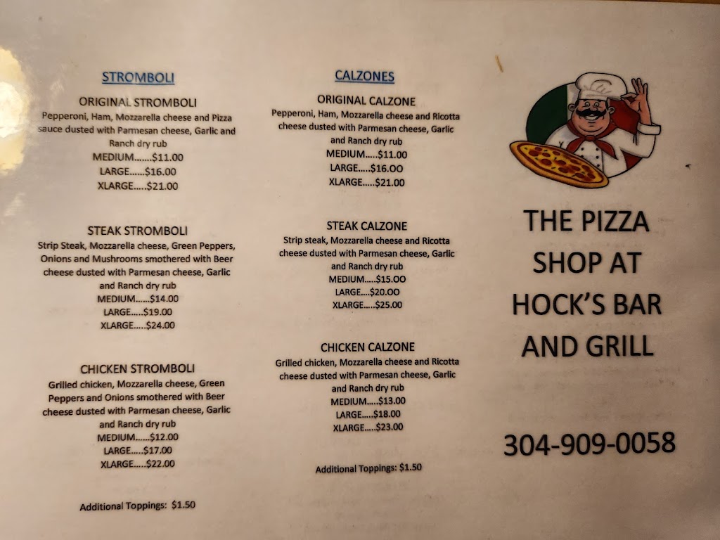 Hocks Bar and Grill and The Pizza Shop | 7377 National Rd, Triadelphia, WV 26059, USA | Phone: (304) 909-0058