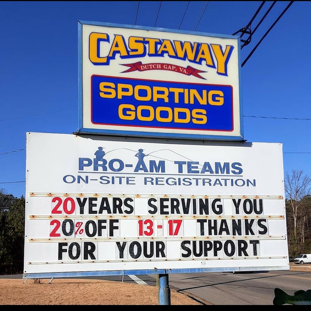 Castaway Sporting Goods | 11600 Jefferson Davis Hwy, Chester, VA 23831, USA | Phone: (804) 706-9100