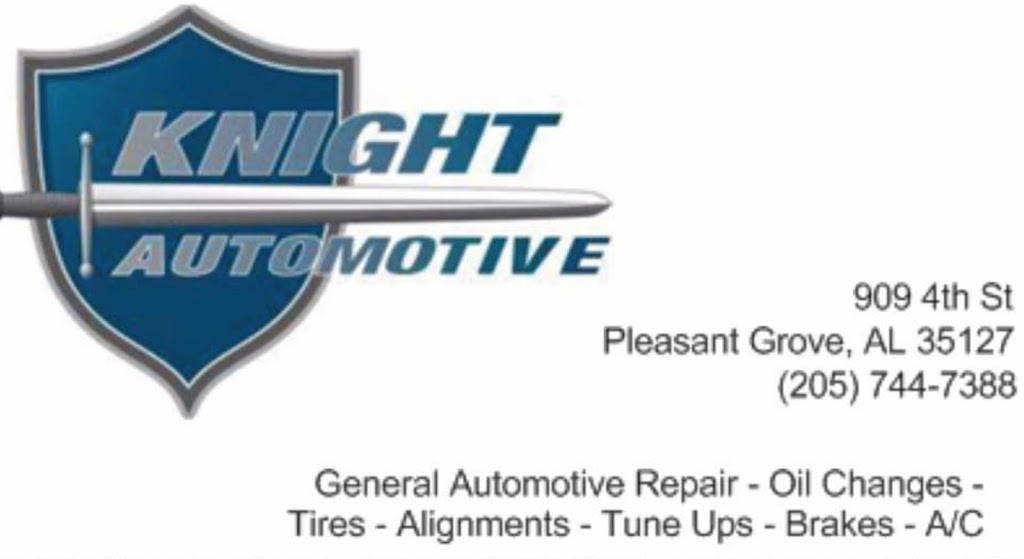 Knight Automotive | 909 4th St, Pleasant Grove, AL 35127, USA | Phone: (205) 744-7388