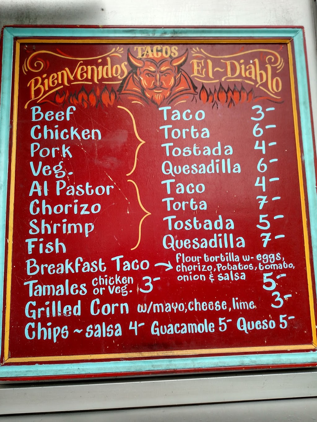 El Diablo Tacos | 484 Union Ave, Brooklyn, NY 11211, USA | Phone: (718) 609-0484