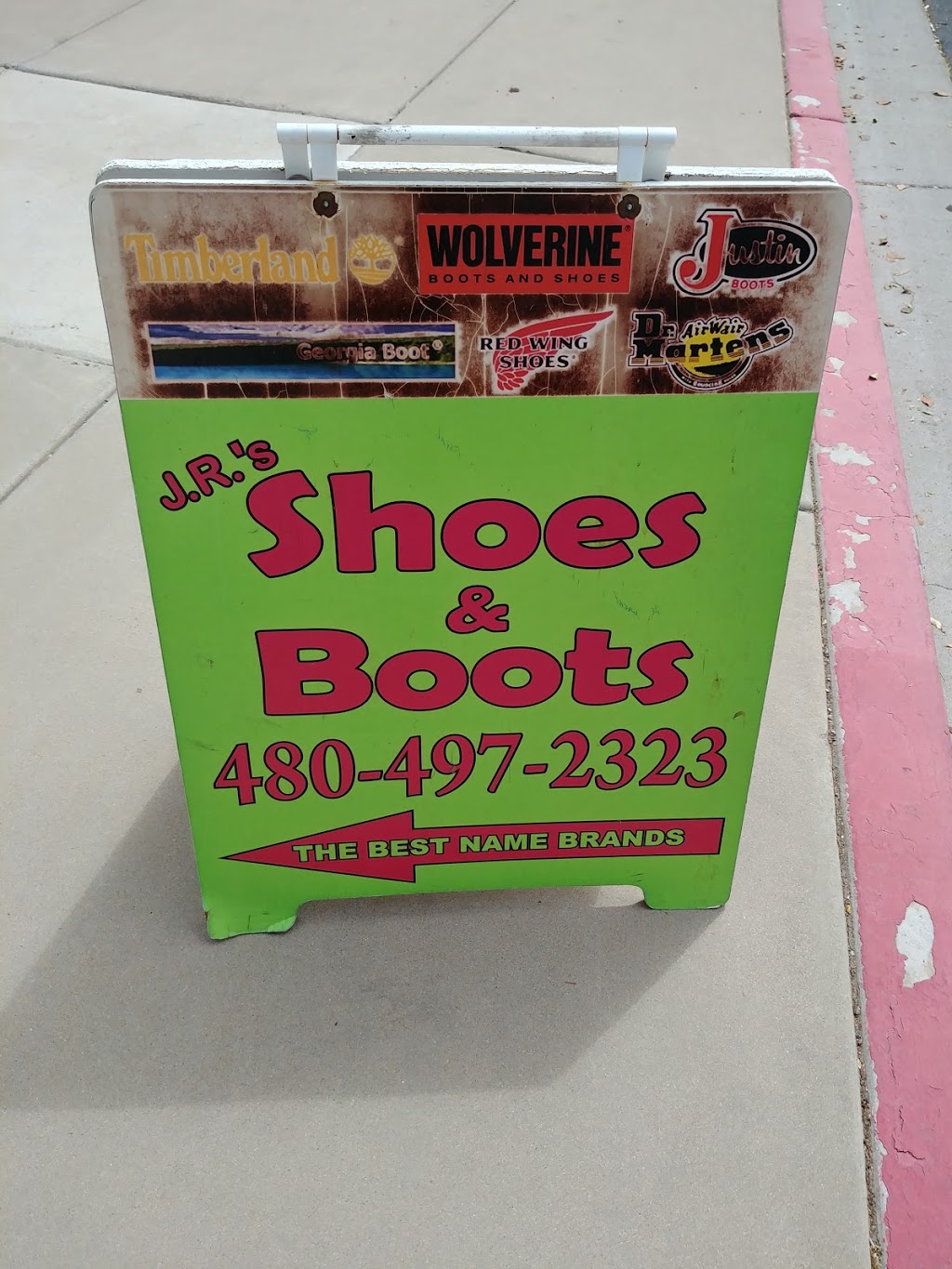 JRs Shoes and Boots | 62 N Dobson Rd STE 102, Mesa, AZ 85201, USA | Phone: (480) 497-2323