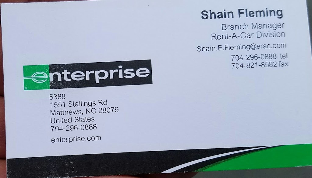 Enterprise Rent-A-Car | 13711 E Independence Blvd, Indian Trail, NC 28079, USA | Phone: (704) 296-0888