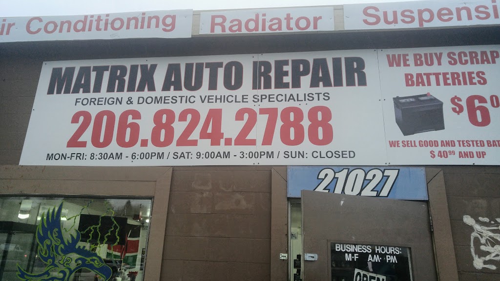 Matrix Auto Repair | 21027 International Blvd, SeaTac, WA 98198, USA | Phone: (206) 824-2788