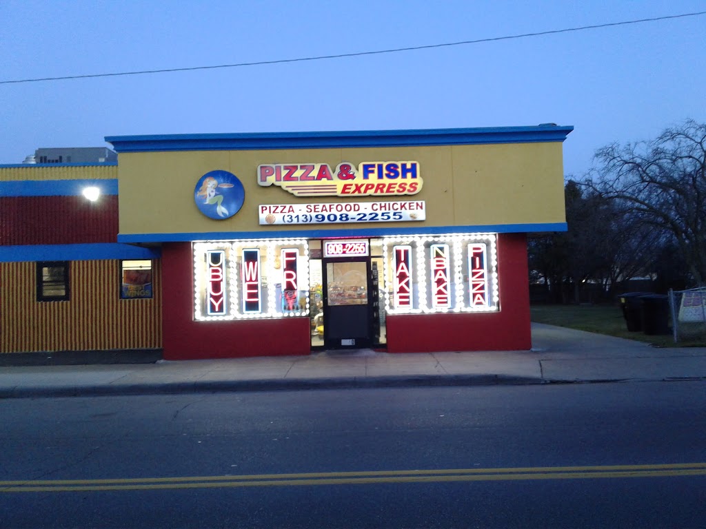 Pizza and Fish Express | 6540 Evergreen Rd, Detroit, MI 48228, USA | Phone: (313) 908-2255