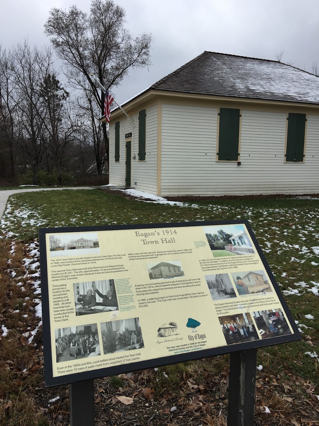 Historic Eagan Town Hall | 3805 Pilot Knob Rd, Eagan, MN 55122, USA | Phone: (651) 675-5038