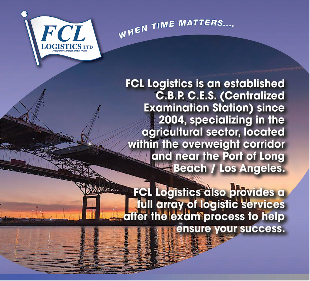 FCL LOGISTICS CES | 23011 S Wilmington Ave, Carson, CA 90745, USA | Phone: (800) 455-7420