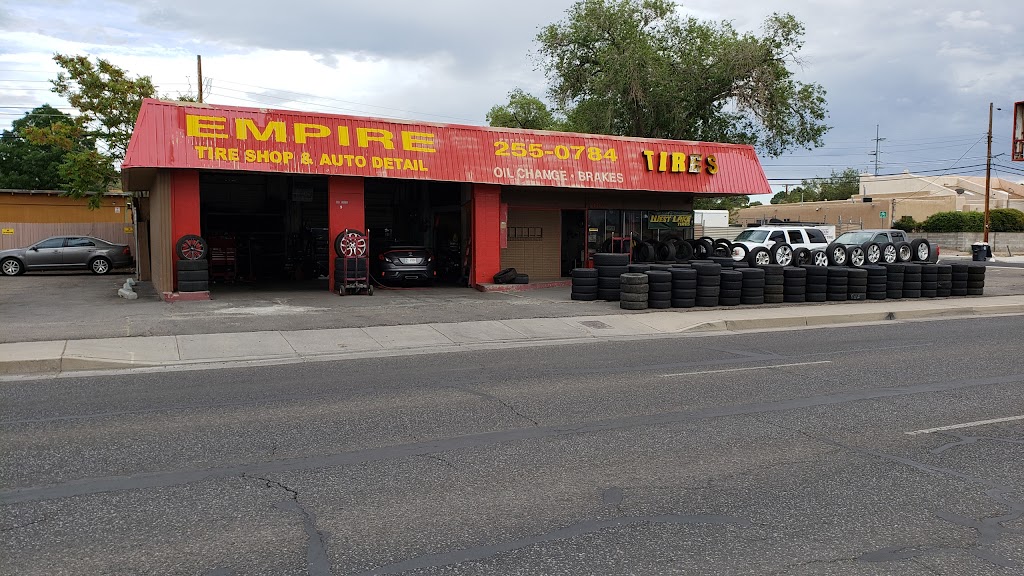 Empire Tire Shop & Auto Detail | 700 San Mateo Blvd NE, Albuquerque, NM 87108, USA | Phone: (505) 255-0784