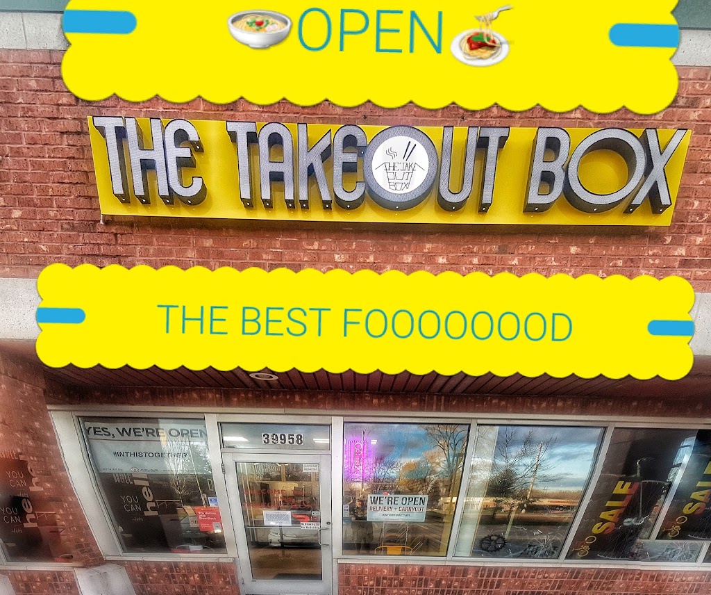 The Takeout Box- Canton | 39958 Ford Rd, Canton, MI 48187, USA | Phone: (734) 667-2237