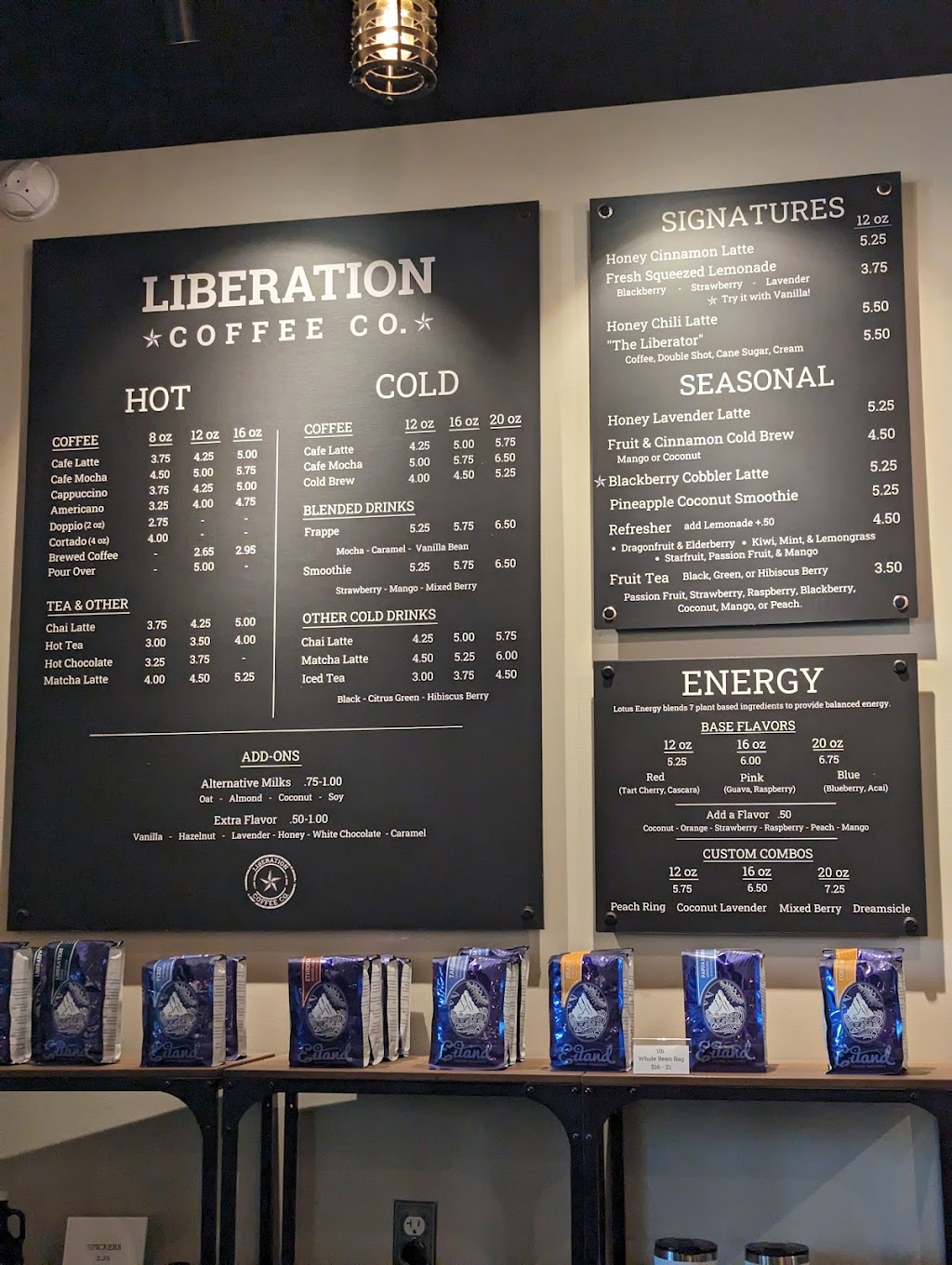 Liberation Coffee Co. | 5752 Grandscape Blvd Suite 305, The Colony, TX 75056, USA | Phone: (469) 373-3232