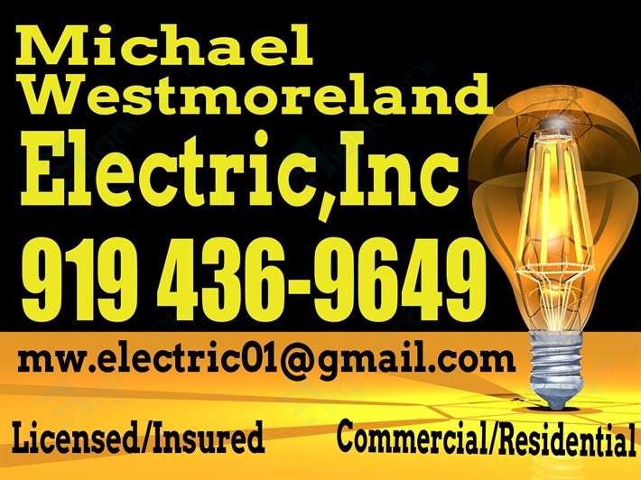 Michael Westmoreland Electric, Inc. | 1535 Copperline Dr, Garner, NC 27529, USA | Phone: (919) 436-9649