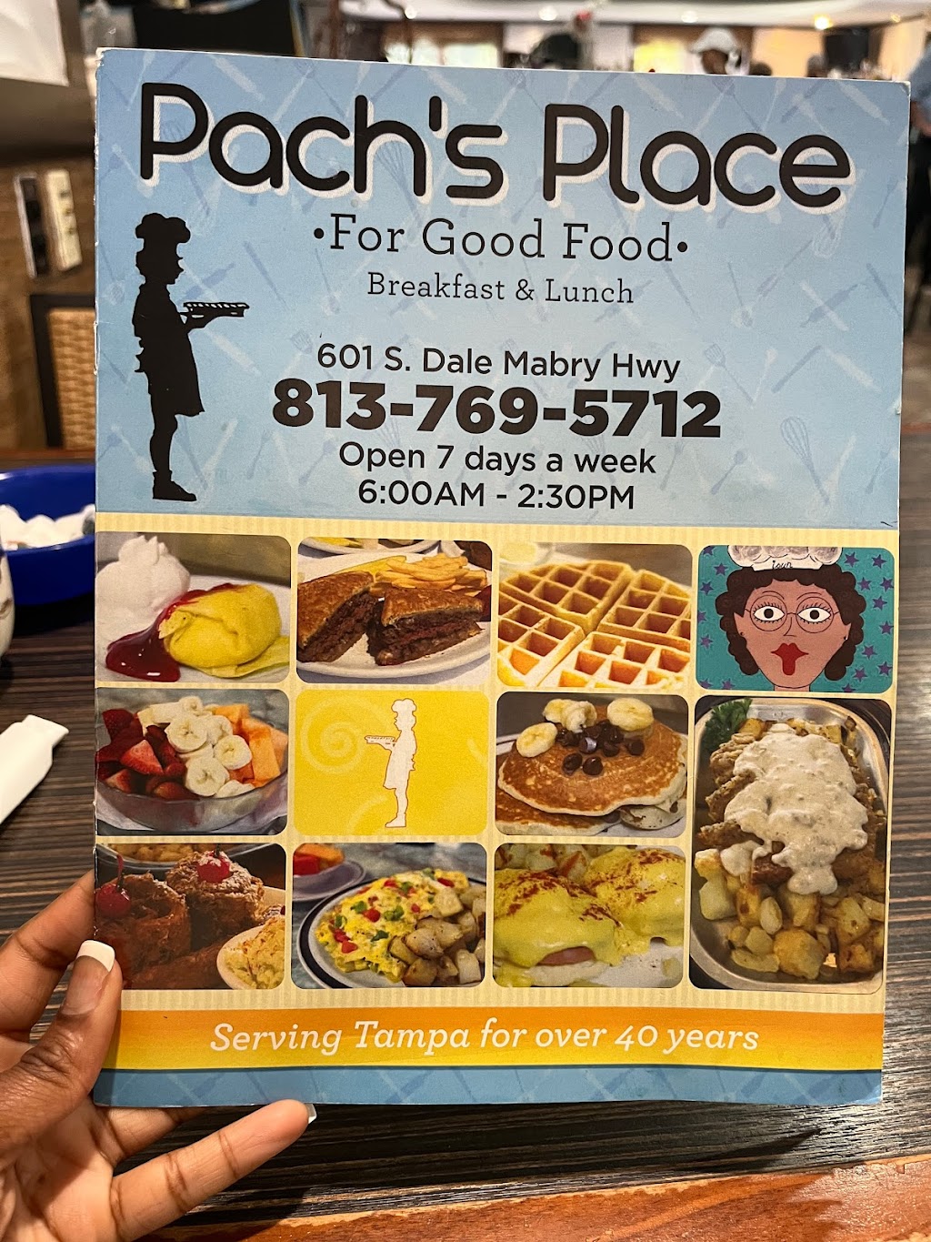 Pachs Place Restaurant | 601 S Dale Mabry Hwy #3948, Tampa, FL 33609, USA | Phone: (813) 769-5712