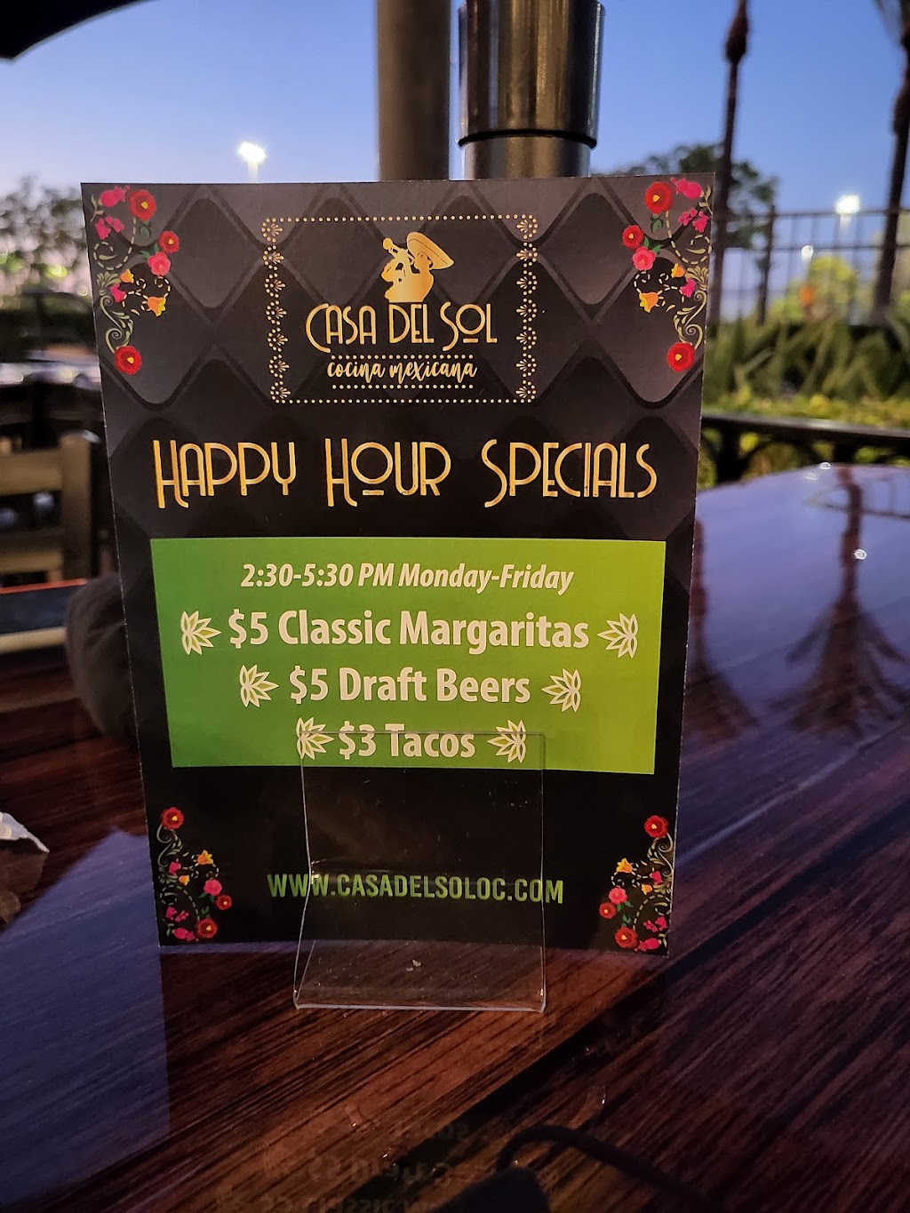 Casa del Sol Cocina Mexicana | 2497 Park Ave, Tustin, CA 92782, USA | Phone: (949) 899-6555