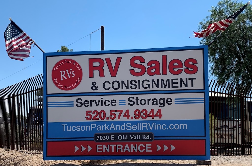 Tucson Park & Sell RVs Inc. | 7030 E Old Vail Rd, Tucson, AZ 85756, USA | Phone: (520) 574-9344