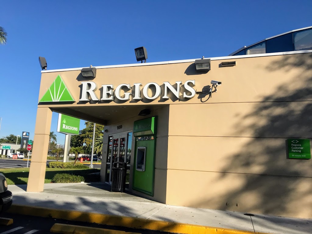 Regions Bank | 9450 SW 40th St, Miami, FL 33165, USA | Phone: (786) 637-6200