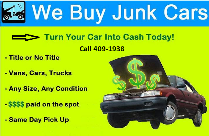 405 Cash For Cars | 11905 Blue Bell Ave, Oklahoma City, OK 73162, USA | Phone: (405) 409-1938