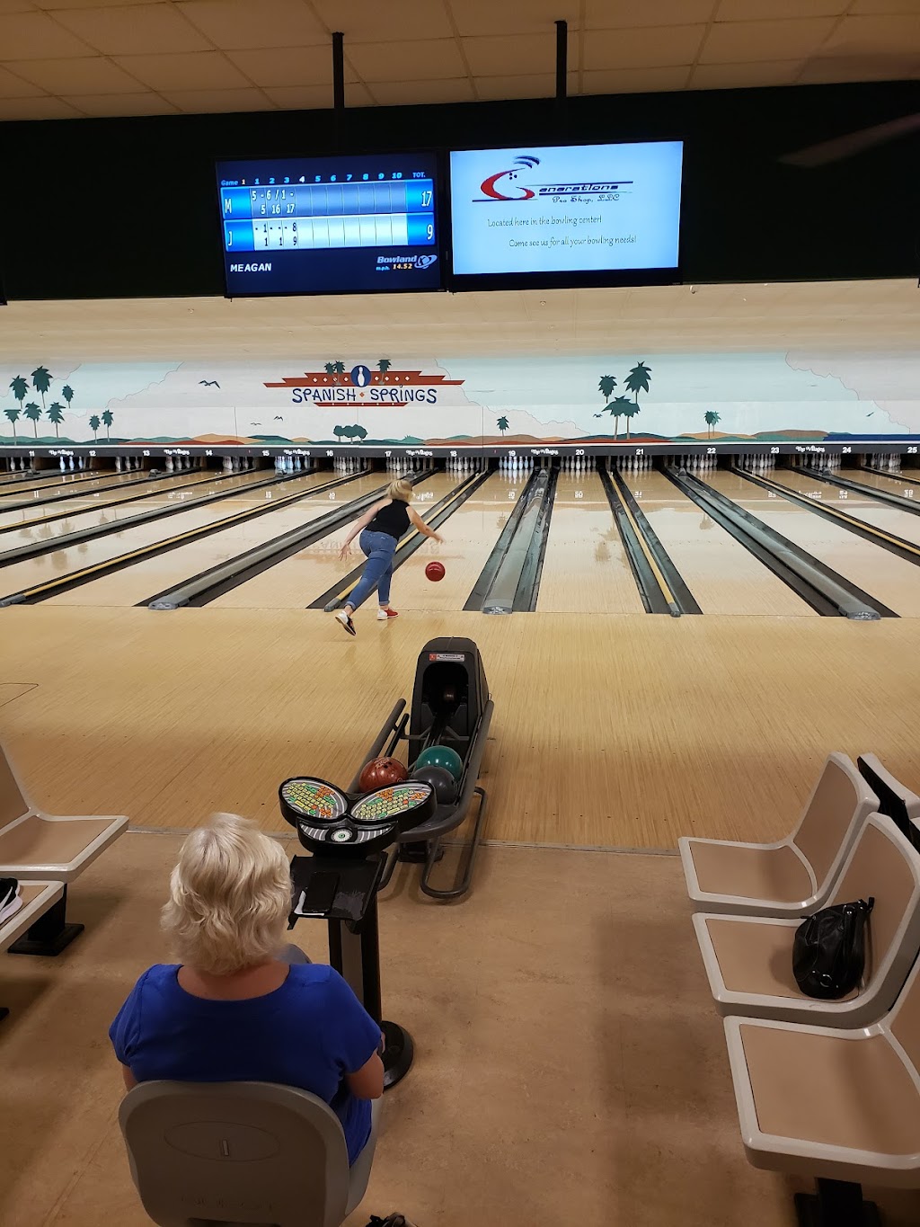 Spanish Springs Lanes | 997 Alverez Ave, The Villages, FL 32159, USA | Phone: (352) 750-9440