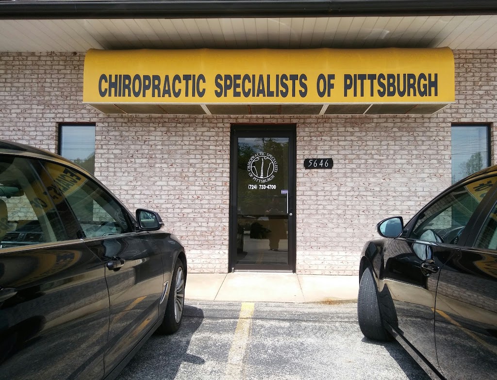 Chiropractic Specialists of Pittsburgh | 5646 William Penn Hwy, Export, PA 15632, USA | Phone: (412) 373-4474