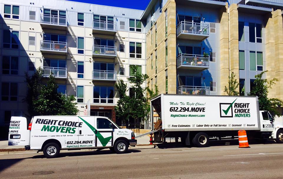 Right Choice Movers | 151 5th Ave NW #1000, New Brighton, MN 55112, USA | Phone: (651) 478-7488