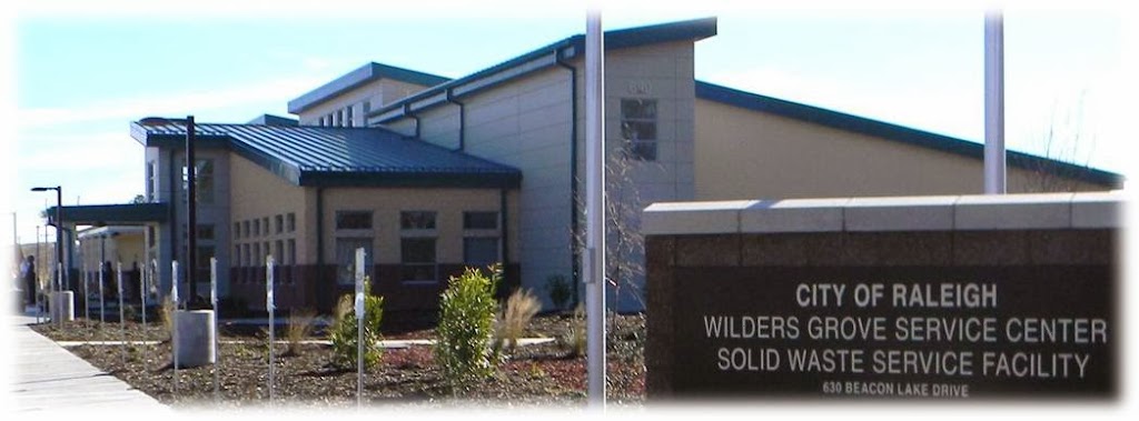 Wilders Grove Solid Waste Services Facility | 630 Beacon Lake Dr, Raleigh, NC 27610, USA | Phone: (919) 996-6890