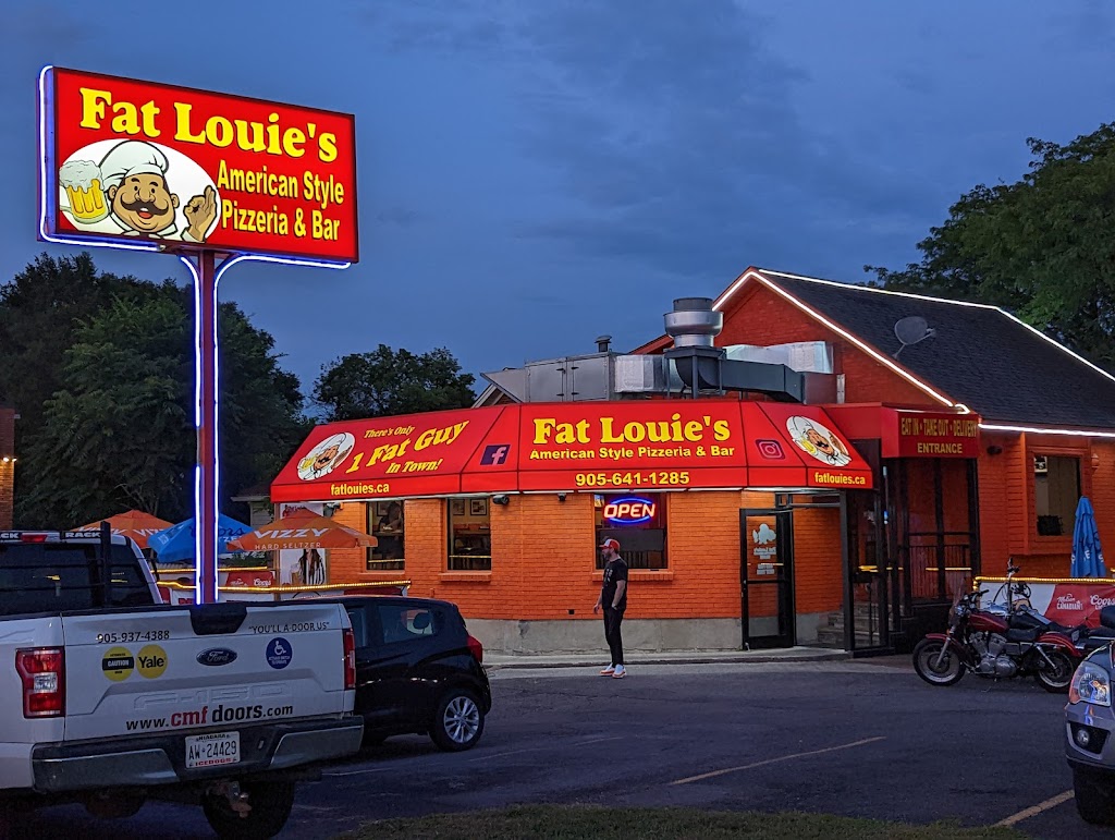 Fat Louies Pizzeria & Bar | 198 Niagara St, St. Catharines, ON L2M 4V4, Canada | Phone: (905) 641-1285
