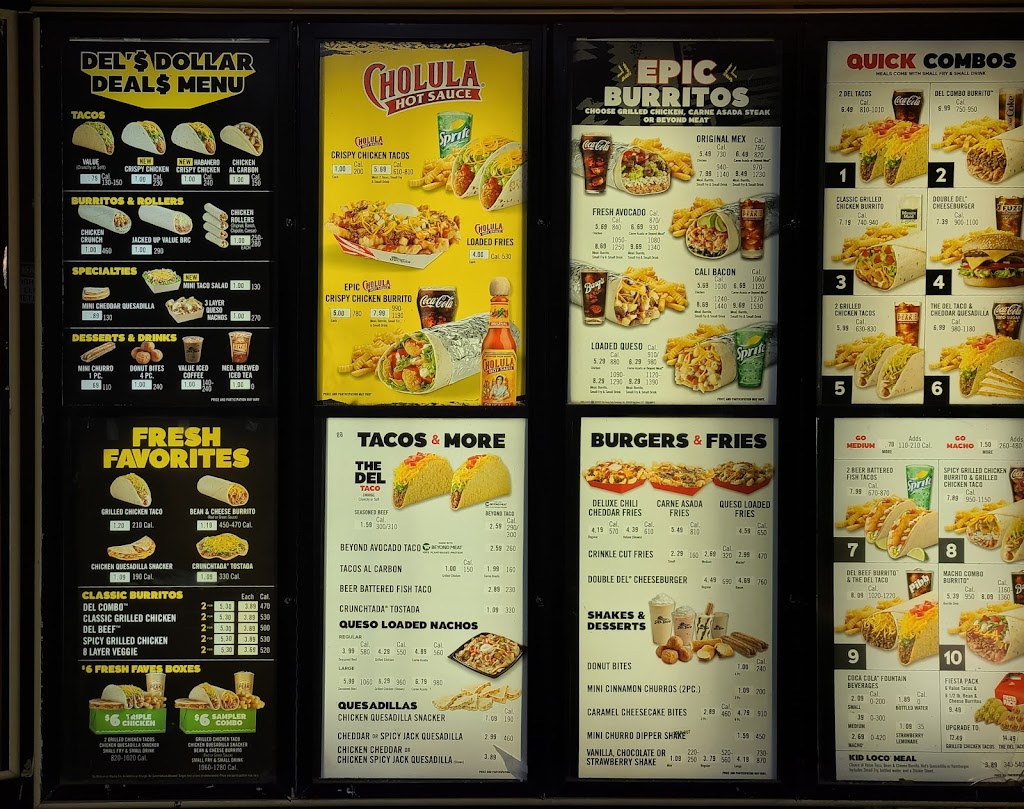 Del Taco | 3648 E Southern Ave, Mesa, AZ 85206, USA | Phone: (480) 924-4855