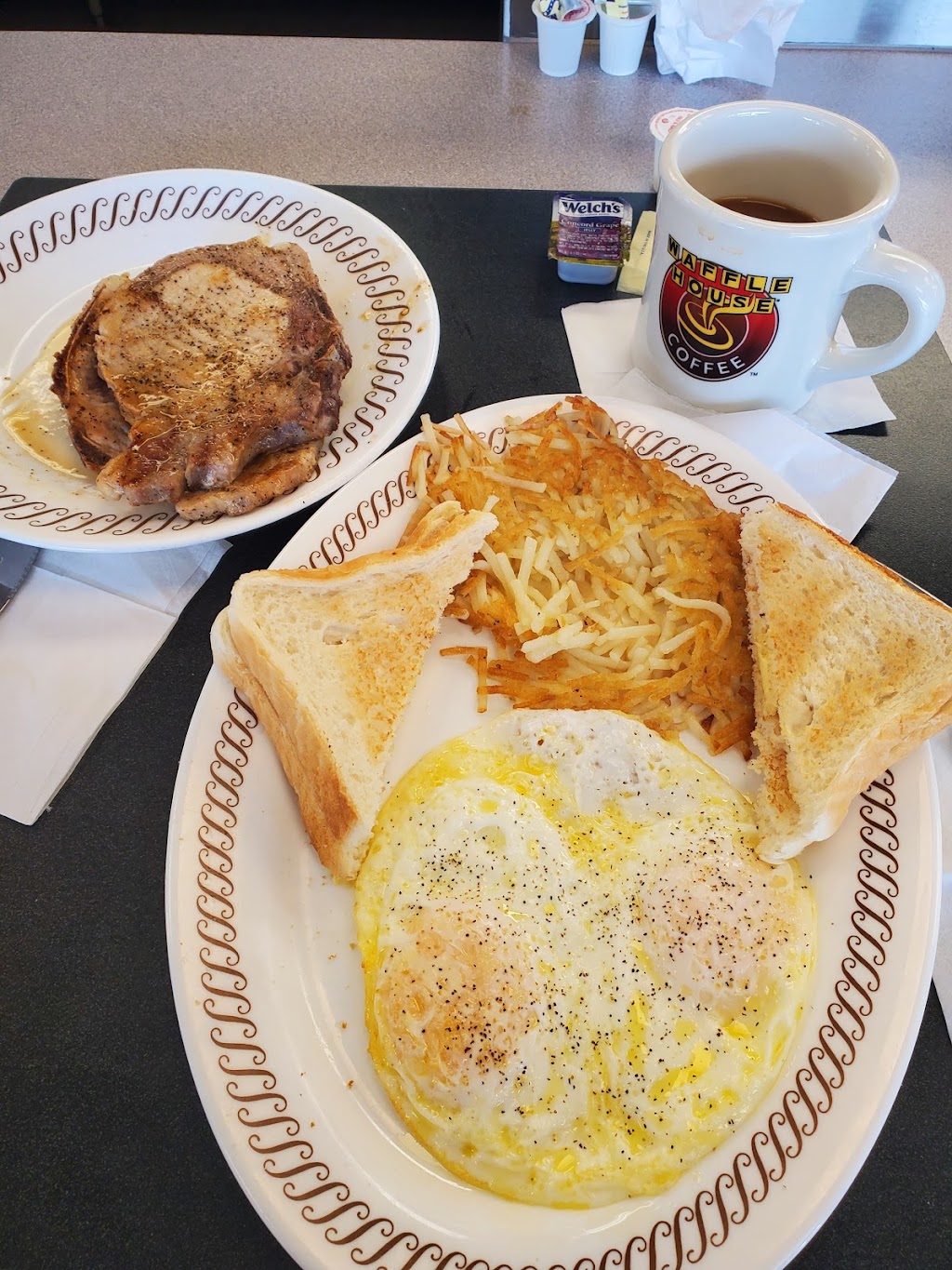 Waffle House | 14416 Greenwell Springs Rd, Greenwell Springs, LA 70739, USA | Phone: (225) 305-2595