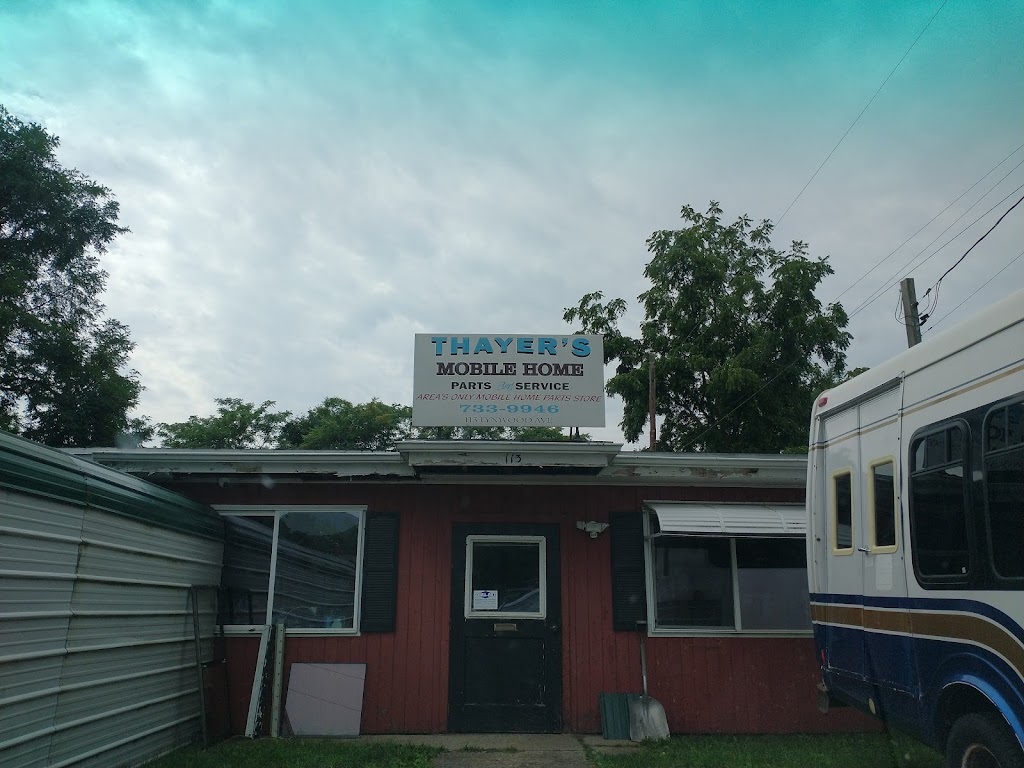 Thayers Mobile Home Parts & Service | 113 Lynwood Ave, Elmira Heights, NY 14903, USA | Phone: (607) 733-9946