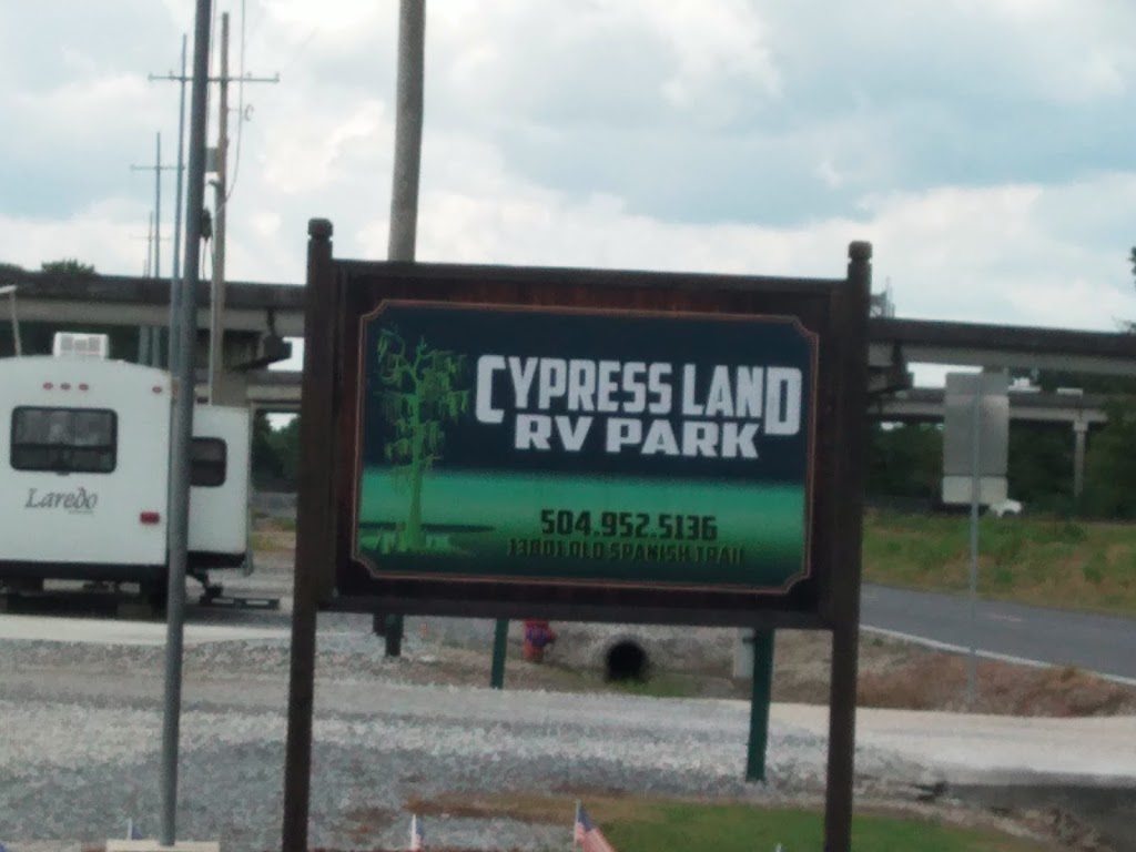 Cypress Land RV Park | 13801 Old Spanish Trail, Boutte, LA 70039, USA | Phone: (504) 952-5136