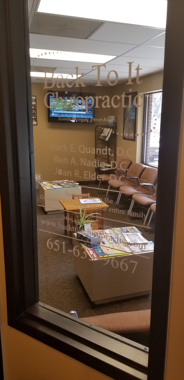 Back To It Chiropractic | 1260 County Rd E suite b, Arden Hills, MN 55112, USA | Phone: (651) 633-9667